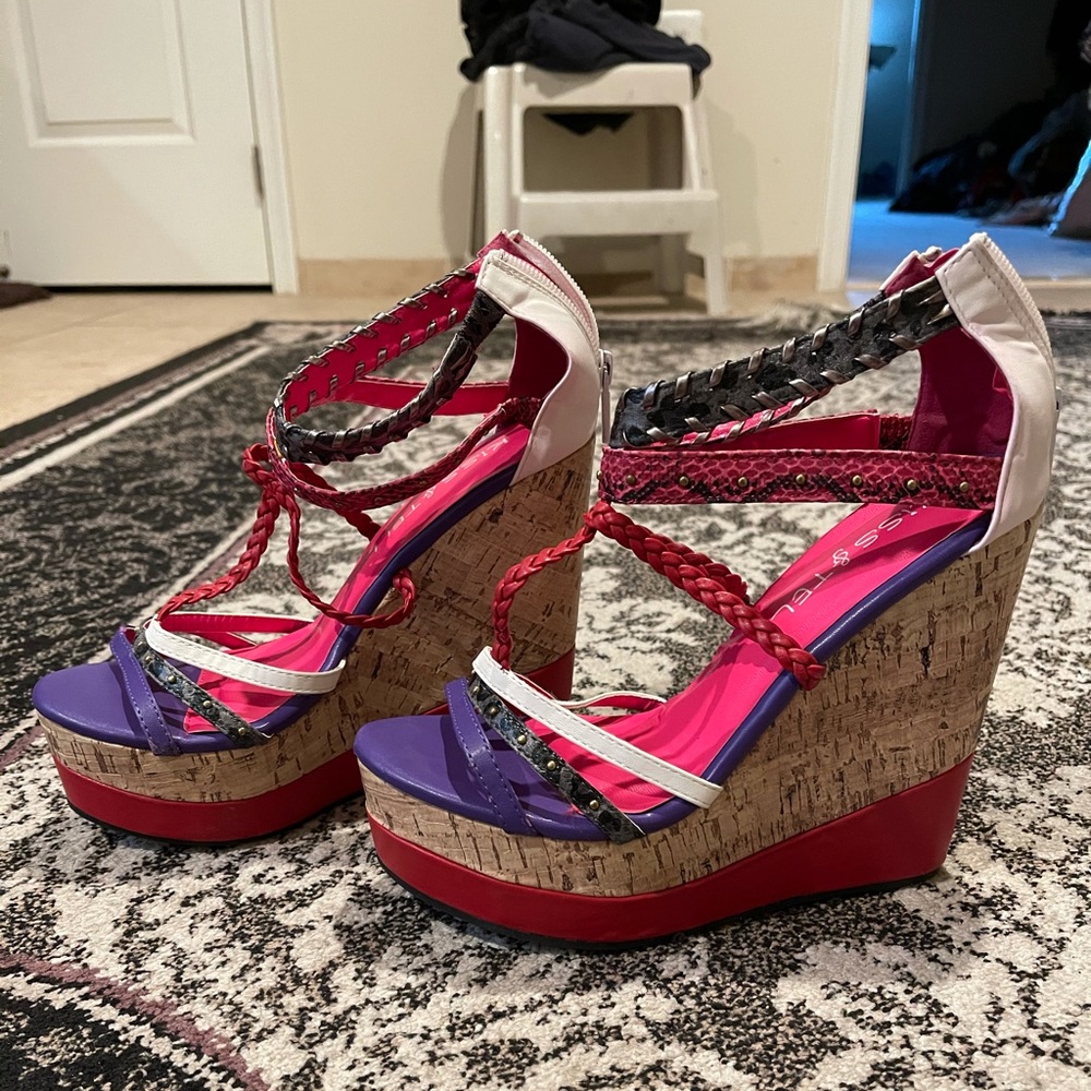 Wedged heels